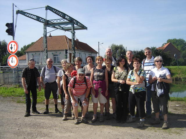 Première randonnée de l'été à Aire sur la Lys : 22 juillet 2012