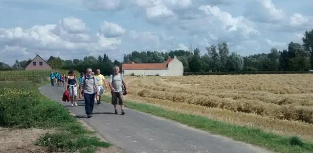 2ème randonnée de l'été à Linghem : 24 août 2014