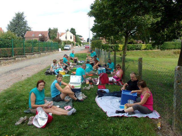 Deuxième randonnée de l'été à Mons-en-Pévèle : 23 août 2015