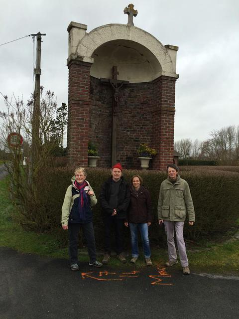 Randonnée des chapelles et calvaires à Lestrem : 21 février 2016