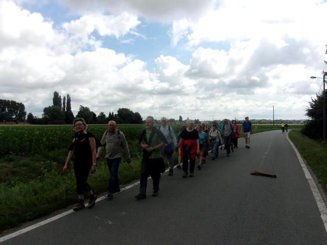 1ère randonnée de l'été à Comines : 23 juillet 2017