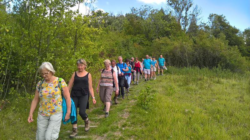 2ème randonnée de l'été à Pernes : 20 août 2017