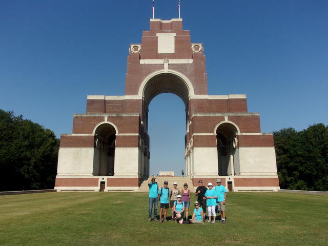 1ère randonnée de l'été à Thiepval : 15 juillet 2018