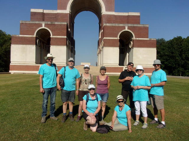 1ère randonnée de l'été à Thiepval : 15 juillet 2018